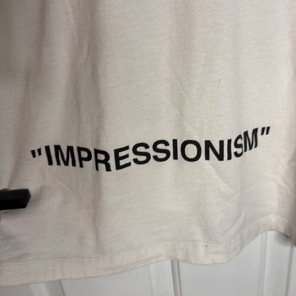 Diag Stencil Off-White Long Sleeve T-shirt